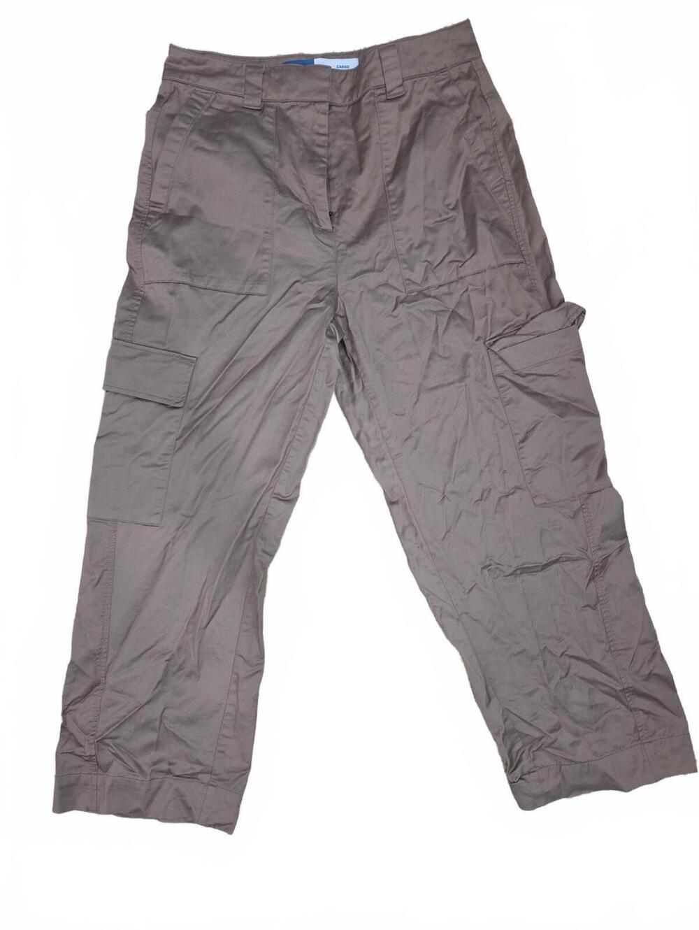 Old Navy Extra High Rise Satin Cargo Pants Womens Size 8 Mauvelous Dahling